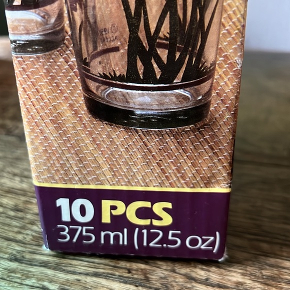 Vintage glassware set of 9 with original box, Verres Honolulu - Picture 7 of 8